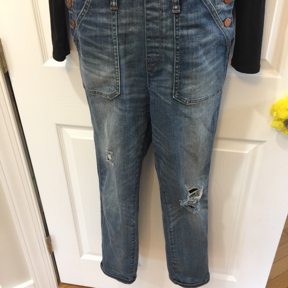 Madewell Skinny Overalls in Adrian Wash - Picture 4 of 8